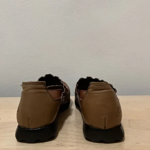 John Fluevog Stephanie Tan & Brown Shoes Size 7 Vog Together (8770257) Pre-Owned - Picture 3 of 9